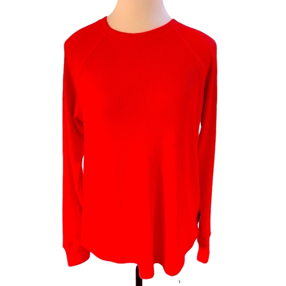 American Eagle Super Soft Crew Neck Sweater - Size Small Red NWT - Picture 3 of 5